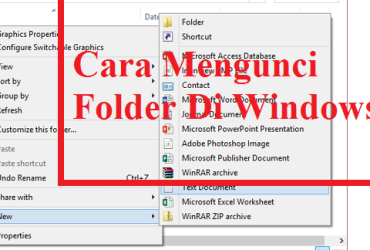 Cara Mengunci Folder di Laptop PC Windows Tanpa Software