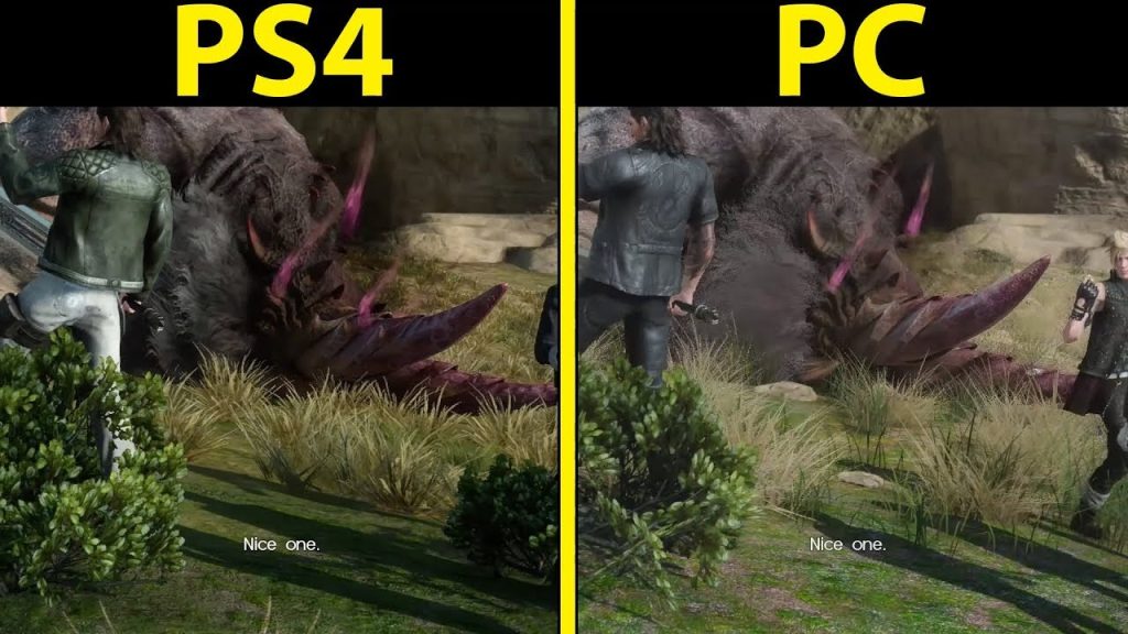 Final Fantasy XV PC vs PS4