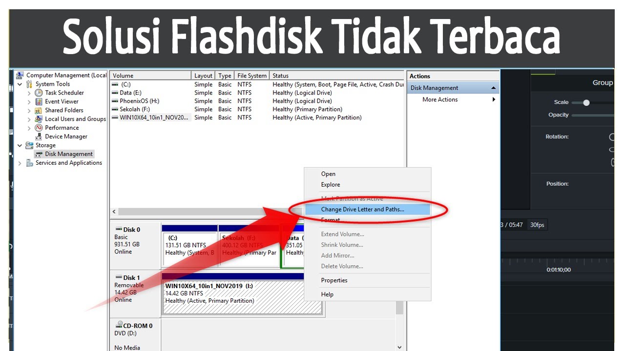 flashdisk tidak terdeteksi di disk management